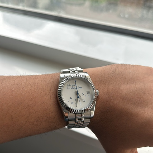 Who cares I’m already late Seiko mod watch - Picture 5 of 5